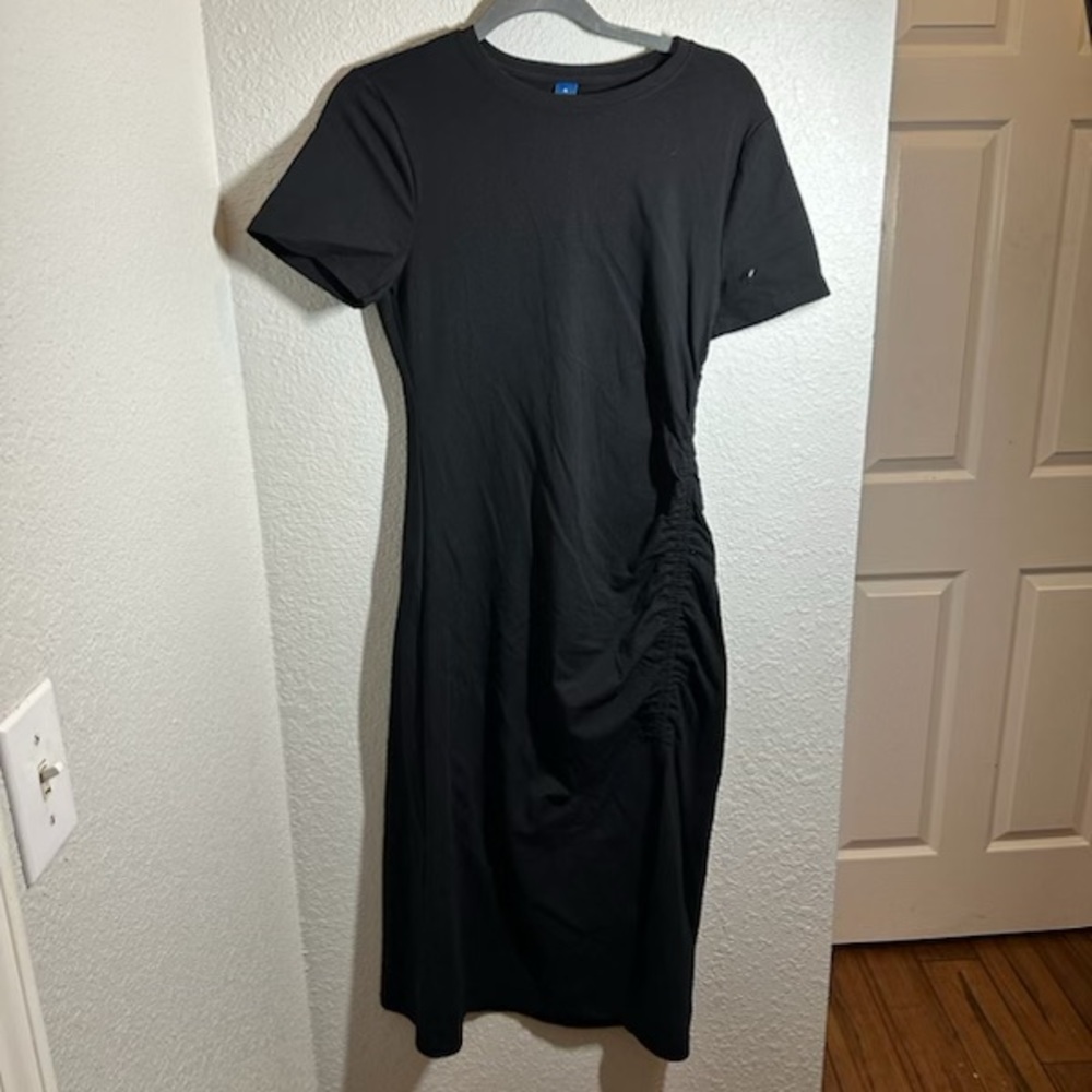 Old Navy Black Midi Dress